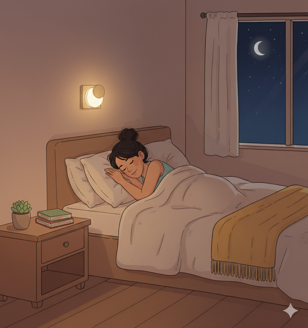 LED Light Control Sensing Night Lamp – Smart, Safe & Energy Efficient
