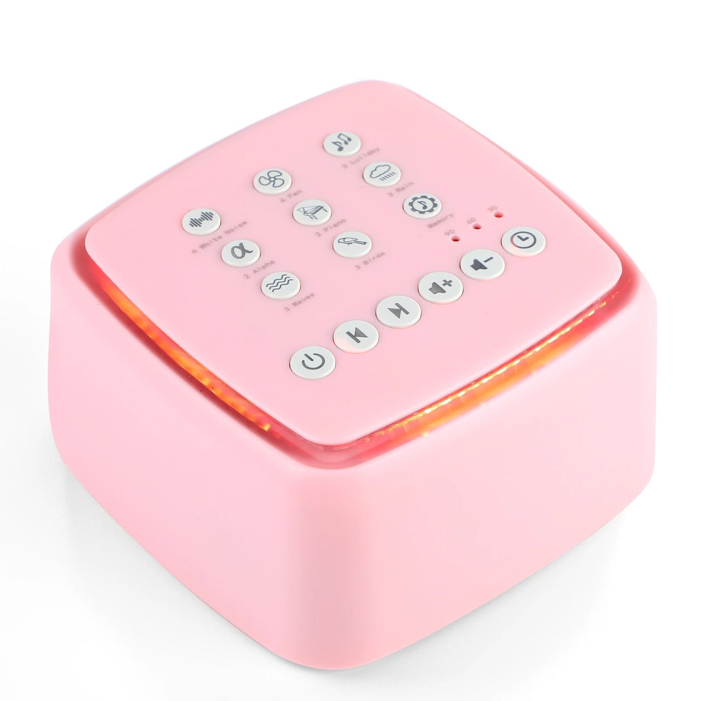 White Noise Machine with 30 Soothing Sounds & Warm Light – For Restful Sleep and Focus