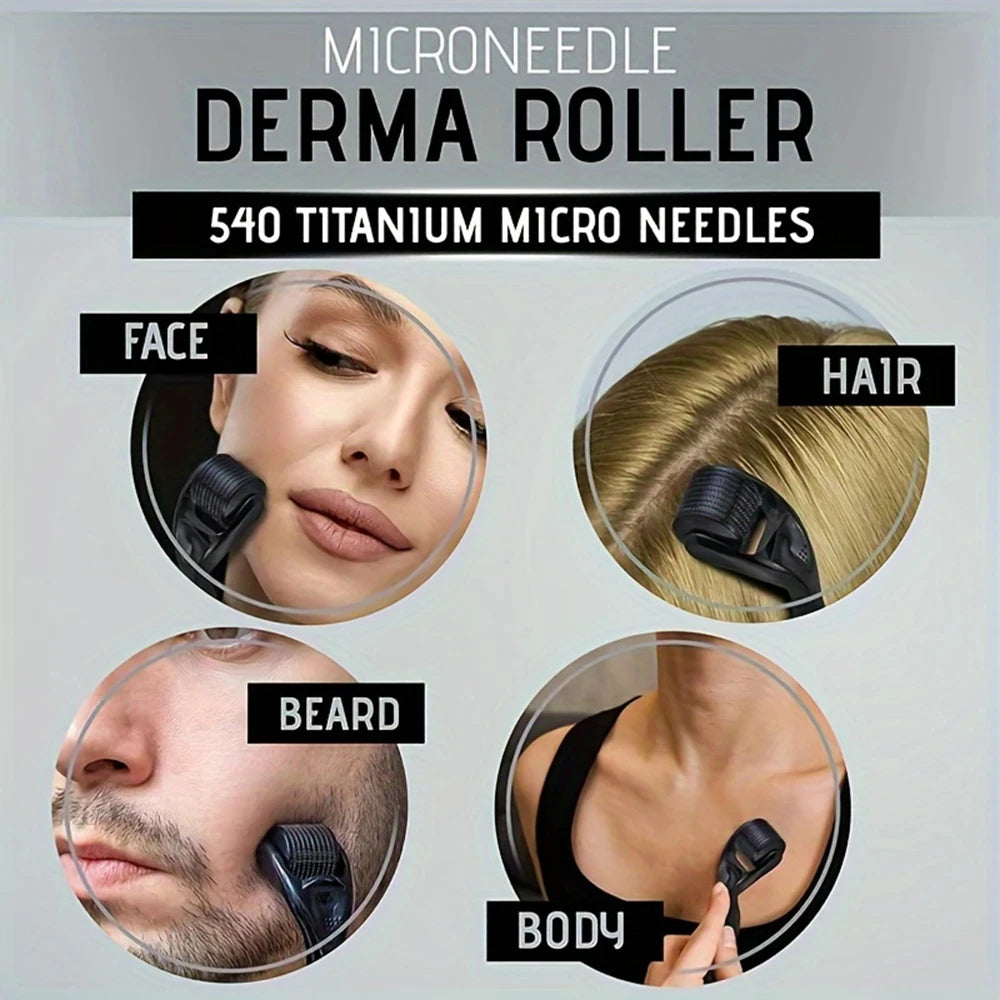 Derma Roller – Microneedling for Hair Growth & Collagen Induction Therapy