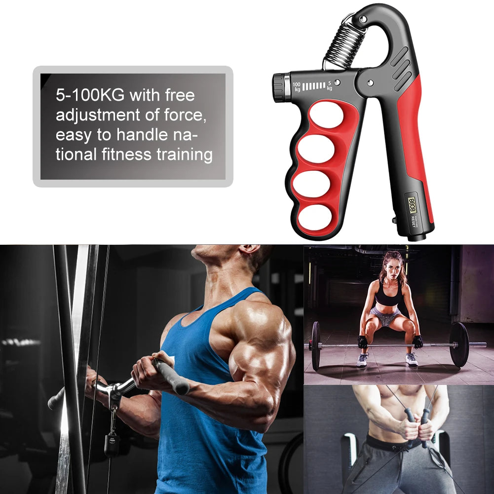 5-100KG Hand Gripper Gym Wrist Expander - Hand Strengthener & Muscle Recovery Tool
