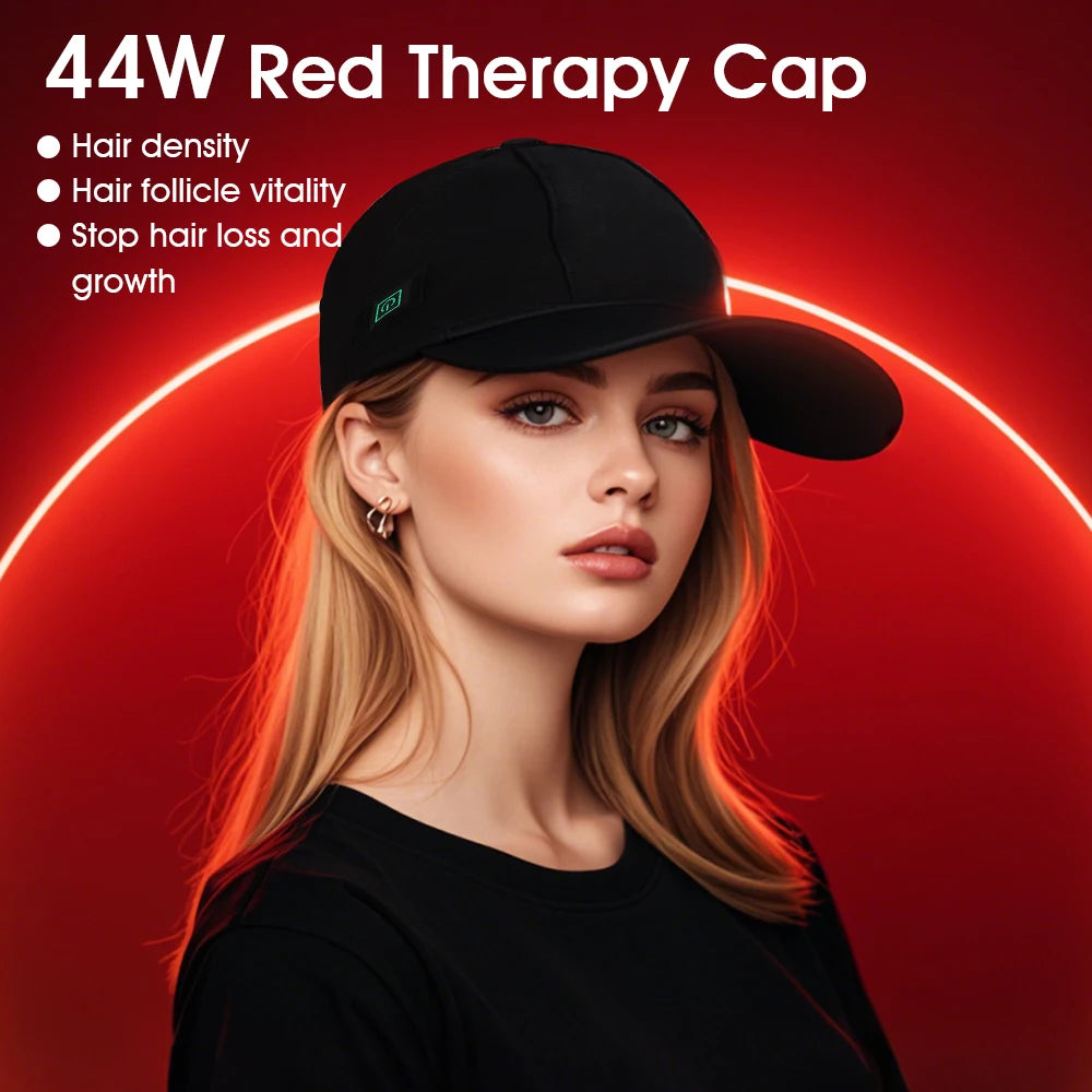 Longevus FolliGlo™ Red Light Therapy Cap: Cellular Revitalization for Fuller, Healthier Hair