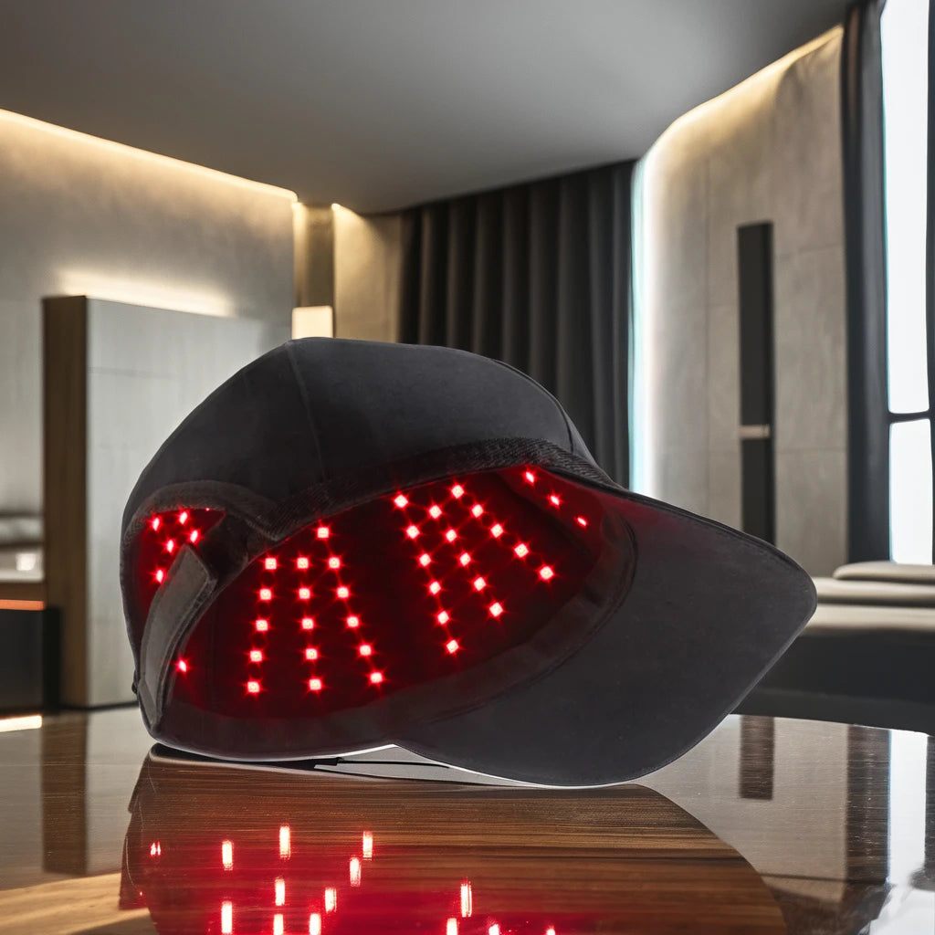 Longevus FolliGlo™ Red Light Therapy Cap: Cellular Revitalization for Fuller, Healthier Hair