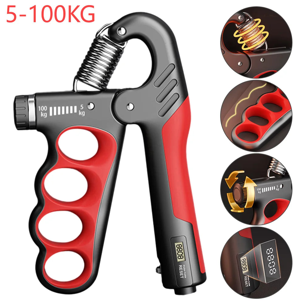 5-100KG Hand Gripper Gym Wrist Expander - Hand Strengthener & Muscle Recovery Tool