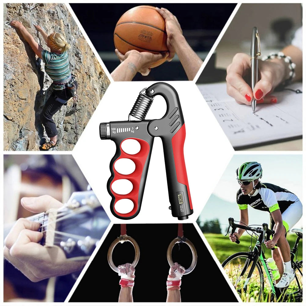 5-100KG Hand Gripper Gym Wrist Expander - Hand Strengthener & Muscle Recovery Tool