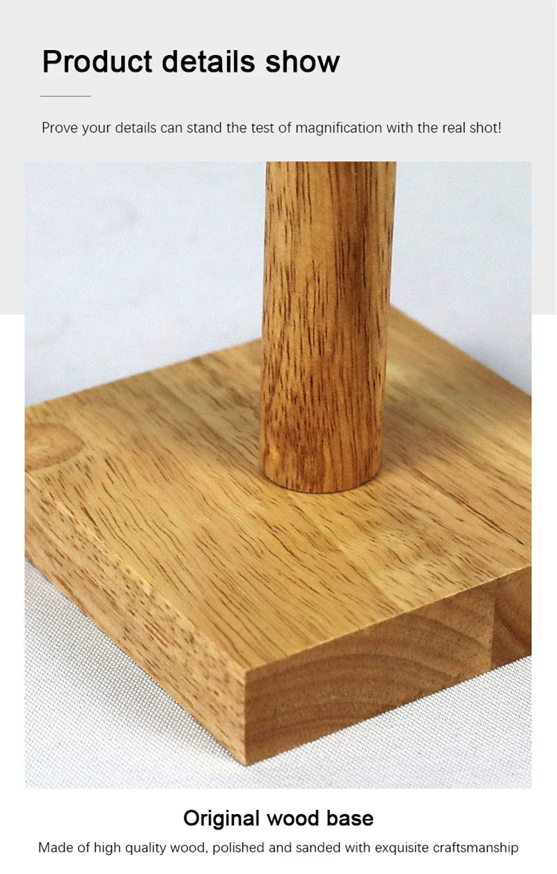 LED Table Lamp – Simple Chinese Style with Dimmable Warm Light