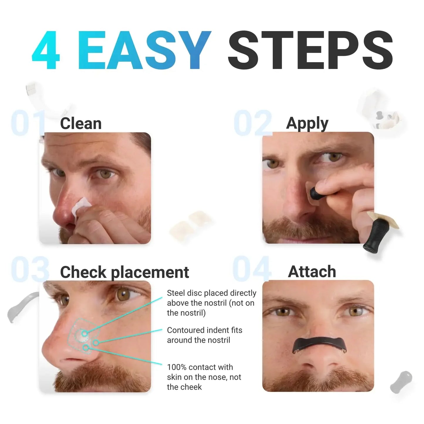 Magnetic Nasal Breathing Dilators – Enhance Breathing & Boost Performance