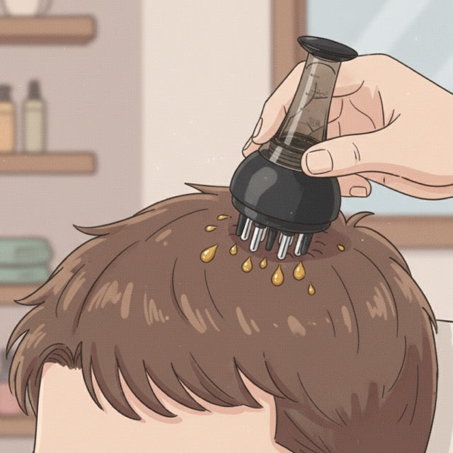 Liquid Comb & Mini Serum Applicator – Precision Hair Growth Aid