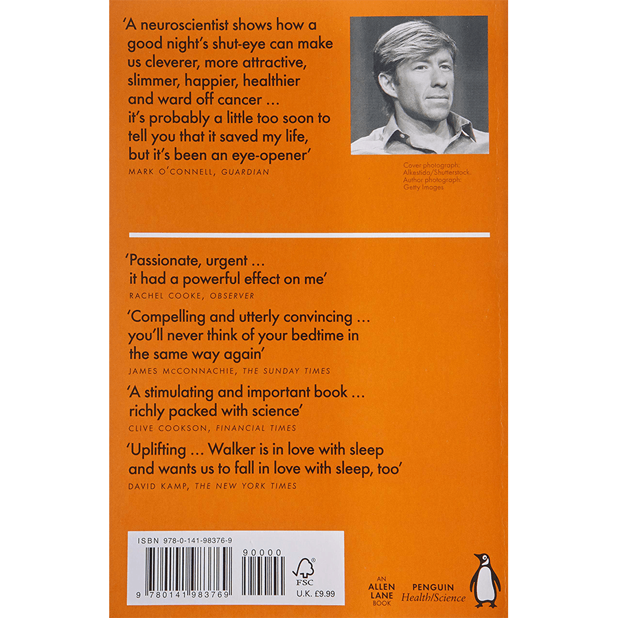 Why We Sleep by Matthew Walker, The New Science of Sleep and Dreams Paperback in English